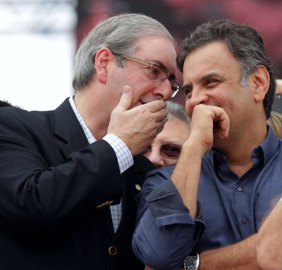 Verdadeiro motivo que CUNHA e AECIO lutam pelo impeachment de Dilma: ela tomou a chupeta Furnas das bocas dos nenéns aecio cunha